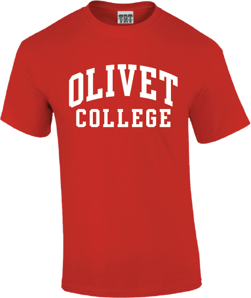 TRT Red Olivet College TShirt The University of Olivet