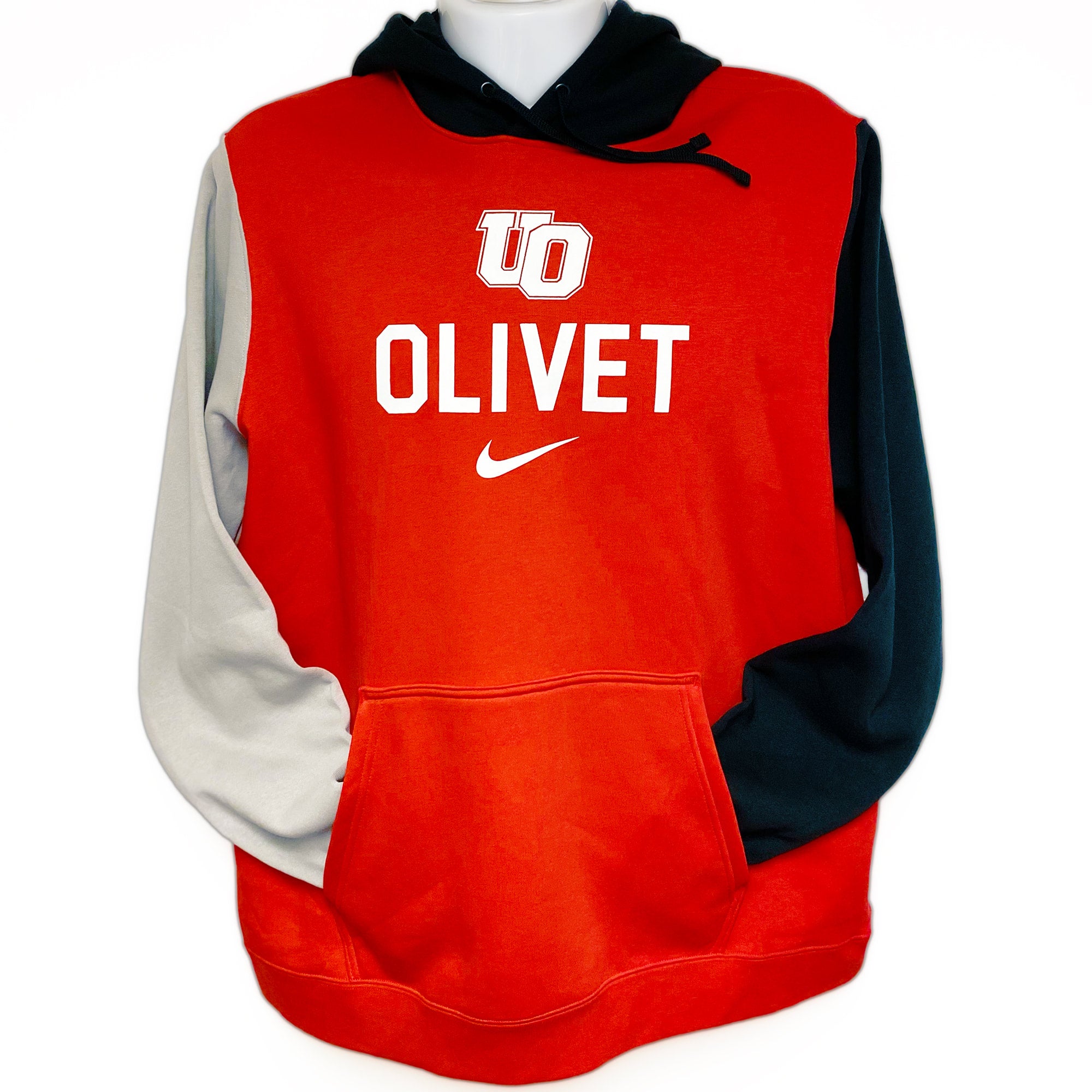 nike colorblock fleece hoodie